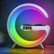 Светильник с беспроводной зарядкой 15W для телефона G11 колонка Bluetooth радио RGB-подсветка - изображение 1