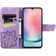 Чохол-книжка з малюнком UniCase Butterfly Pattern для Samsung Galaxy A25 (A256) - Light Purple - зображення 2