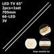 LED підсвітка TV 65" V9Q6-650SM0-R0 9Y_Q60_STC650AC1_3030F BN96-48108A 2шт. - изображение 1