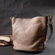 Молодіжна жіноча шкіряна сумка з косметичкою Vintage 22364 - зображення 5