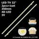 LED підсвітка TV 32" LG Innotek V6 32INCH HD L/R-TYPE Rev 0.0 20101104 LC320EXE-SDA1 LC320EXN-SDA1 2шт. - изображение 1