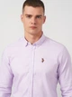 Сорочка бавовняна чоловіча US Polo Assn 9218.10 M (46) Фіолетова (smt2000000008844) - зображення 4