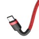 Кабель Baseus Cafule Flash Charging Type-C to Type-C PD 2.0 100W (2m) gray/black - изображение 3