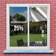 Пленка для окон CNC Tech R-silver 25% архитектурная зеркальная 110x152 см Серебряный (542) - изображение 1