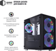 Корпус QUBE NEPTUNE mini Black (QB08N_FCNU3) - зображення 2