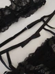 Сексуальный комплект нижнего белья с поясом Sexy One Size (S/М) черный (8-54) - изображение 8