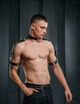Чоловіча портупея Nova гартери Еко-Шкіра L Чорна №2106 - зображення 2