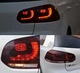Задні фари альтернативна тюнінг оптика ліхтарі LED на Volkswagen Golf 6 TC червона 08-12 Фольксваген Гольф L0569 - зображення 10