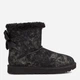 Женские угги низкие замшевые с мехом UGG 654008709 39 25 см Черные (1159795476) - изображение 1