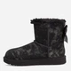 Женские угги низкие замшевые с мехом UGG 654008709 39 25 см Черные (1159795476) - изображение 4