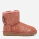 Женские угги низкие замшевые с мехом UGG 391388208 40 26 см Розовые (1159796217) - изображение 1