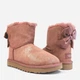 Женские угги низкие замшевые с мехом UGG 391388208 40 26 см Розовые (1159796217) - изображение 2