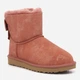 Женские угги низкие замшевые с мехом UGG 391388208 40 26 см Розовые (1159796217) - изображение 3