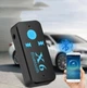 Трансмиттер BT X6 аудио ресивер, с Bluetooth, TF card (6948) - изображение 5