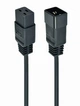 Кабель живлення C19 to C20 1.5m 1.5mm2 16A Cablexpert (PC-189-C19) - изображение 1