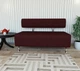 Диван офисный Tobi Sho Доран-42 без подлокотников 1500x540x750, кожзам Бордовый 2223 - изображение 4