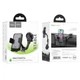 Держатель Hoco Rock Push-type Car holder H27 (center console) черный - изображение 9