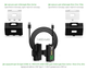 Аккумуляторная батарея DOBE 1400 mAh (2шт) для геймпада Microsoft Wireless Controller консоли Xbox Series S | X, Xbox One / X / S / Elite / две белые, две черные крышки / зарядный кабель Type-C / LED индикатор статуса зарядки - изображение 2