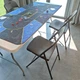 Складний стілець 46*52*79см чорний SW-00001608 - зображення 7
