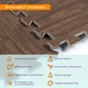 Пол пазл Sticker Wall модульное напольное покрытие 600x600x10мм коричневое дерево (МР6) SW-00000204 - изображение 4