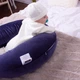 Подушка MirSon для беременных и кормления 8304 Velvet Line 28-0006 Navy blue Велюр 30х170х20 см (2200006200291) - изображение 9