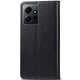 Кожаный чехол книжка GETMAN Gallant (PU) для Xiaomi Redmi Note 12 4G Black - изображение 2