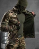 Тактична флісова кофта вставками з плащової тканини Tactical Fleece Jacket Multicam XL - зображення 5