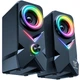 Акустика для ПК Onikuma L2, RGB, 10W, BT/AUX/USB, black - зображення 5