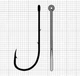 Крючки Trabucco HISASHI HOOK F-31 Baitholder SURF №04 15шт - изображение 1