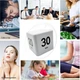 Електронний кухонний таймер CUBE TIMER кубик білий - изображение 4