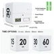 Електронний кухонний таймер CUBE TIMER кубик білий - изображение 5