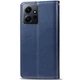Кожаный чехол книжка GETMAN Gallant (PU) для Xiaomi Redmi Note 12 4G Blue - изображение 2