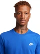 Футболка бавовняна довга чоловіча Nike M Nsw Club Tee AR4997-480 S Синя (0196968746613) - зображення 3