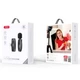 Мікрофон XO MKF08B Lightning Петличний бездротовий для смартфона 10 м для інтерв'ю/зйомки Чорний - зображення 2