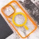 Противоударный Чехол TPU Iris with MagSafe для Apple iPhone 14 Pro (6.1") Оранжевый - изображение 5