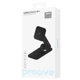 Подставка магнитный держатель с беспроводной зарядкой Proove Energy Fold 3 в 1 MagSafe для Apple iPhone Black - изображение 5