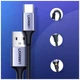 Кабель UGREEN US288 USB-A 2.0 to USB-C Cable Nickel Plating Aluminum Braid 2m (Black) (UGR-60128) (UGR-60128) - изображение 4