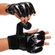 Рукавички для змішаних єдиноборств Zelart Fight Gear 3207 M Black - зображення 1