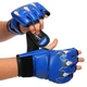 Перчатки для смешанных единоборств Zelart Fight Gear 3207 размер M Blue - изображение 1