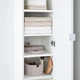 Коробка с зеркальной крышкой IKEA САКСБОРГА, пластик пробка, 24x17 см, 803.918.82 - изображение 7