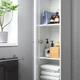 Шкаф высокий IKEA НЮШЁН, белый, 30x190 см, 204.708.15 - изображение 2