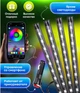 Декоративне світлодіодне RGB led підсвічування салону автомобіля Bluetooth з мікрофоном керування телефоном. Підсвічування ніг - зображення 2