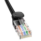 Круглый Патч Корд Сетевой Кабель LAN Baseus Cat5 Ethernet UTP Patch Cable RJ45-RJ45 |до 1Гбит/с| 8 м | Черный - изображение 2
