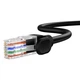 Круглый Патч Корд Сетевой Кабель LAN Baseus Cat5 Ethernet UTP Patch Cable RJ45-RJ45 |до 1Гбит/с| 8 м | Черный - изображение 3