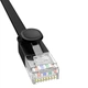Плоский Патч Корд Сетевой Кабель LAN Baseus Cat6 Ethernet UTP Patch Cable RJ45-RJ45 |до 1Гбит/с| 30м | Черный - изображение 2