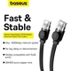 Плоский Патч Корд Сетевой Кабель LAN Baseus Cat6 Ethernet UTP Patch Cable RJ45-RJ45 |до 1Гбит/с| 30м | Черный - изображение 12