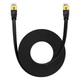 Патч Корд Сетевой Кабель LAN Baseus Cat 7 Ethernet UTP Patch Cable RJ45-RJ45 |до 10Гбит/с| 8 м | Черный - изображение 1