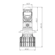 Лампа DECKER LED GL-01 6K 9006 - зображення 3