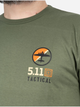 Футболка тактична 5.11 Tactical EMEA Bombs Away 76282-225 L Military Green (2000980629688) - зображення 3