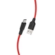 Кабель Hoco X21 Plus Silicone Micro USB (2m) black/red - зображення 2